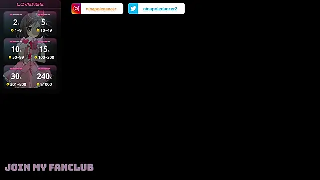 ninapoledance online show from February 23, 2025, 12:37 pm