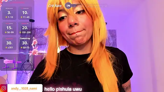 Snapshot of Nami_usagi chatting on February 21, 2025, 12:38 pm Nami usagi online show from February 21, 2025, 12:38 pm
