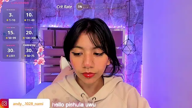Snapshot of Nami_usagi chatting on February 9, 2025, 4:50 pm Nami usagi online show from February 9, 2025, 4:50 pm