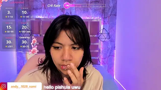 Snapshot of Nami_usagi chatting on February 9, 2025, 1:25 pm Nami usagi online show from February 9, 2025, 1:25 pm