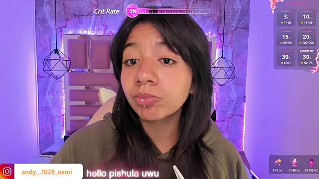 Snapshot of Nami_usagi chatting on February 27, 2025, 11:50 am Nami usagi online show from February 27, 2025, 11:50 am