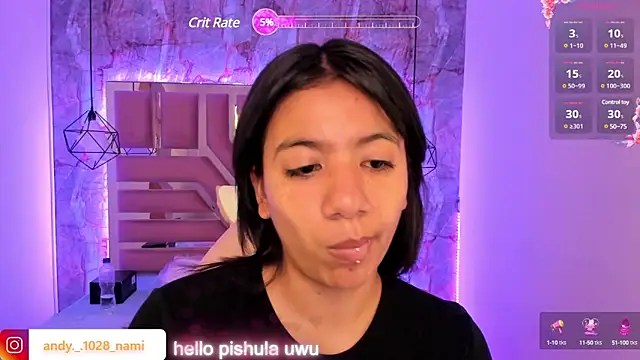 Snapshot of Nami_usagi chatting on March 3, 2025, 12:06 pm Nami usagi online show from March 3, 2025, 12:06 pm
