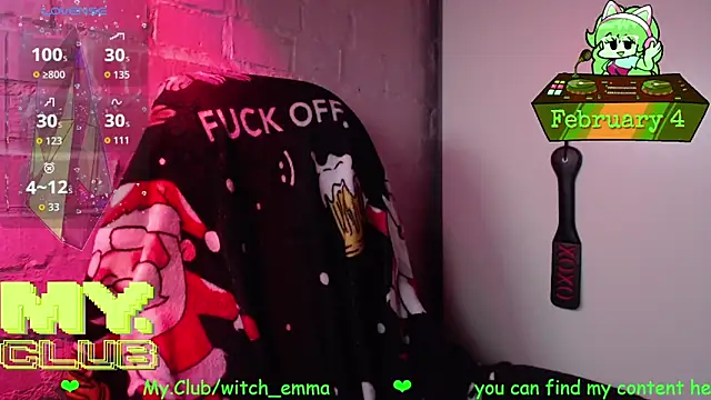 Witch Emma online show from February 4, 2026, 7:25 am