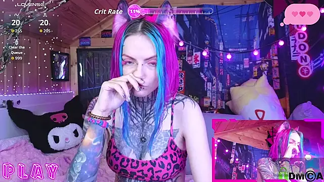 NekoCyber online show from February 28, 2026, 4:56 am