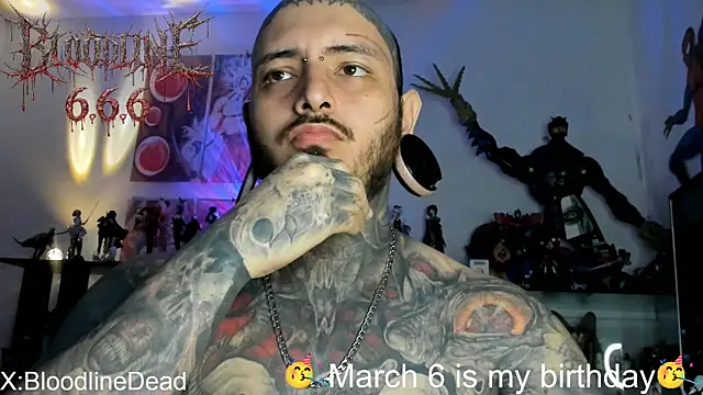 DEATHINK666XX online show from February 16, 2026, 5:55 pm