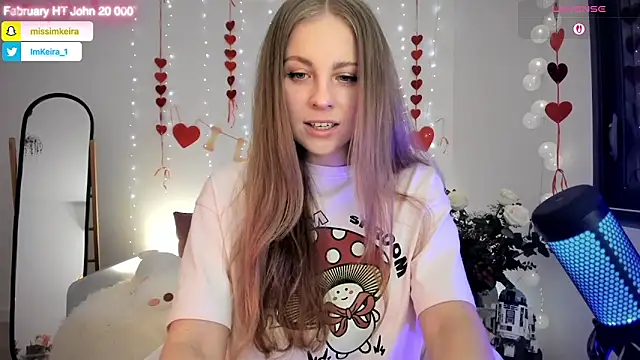 ImKeira online show from February 15, 2026, 8:08 pm