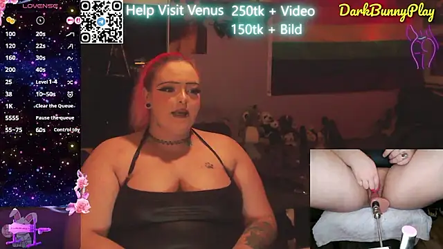 Snapshot of DarkBunnyPlay chatting on February 26, 2026, 8:53 pm DarkBunnyPlay online show from February 26, 2026, 8:53 pm