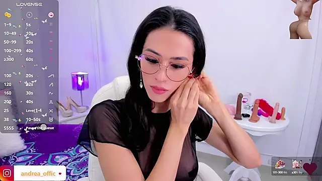 Andrea Marinn online show from March 22, 2025, 4:14 am