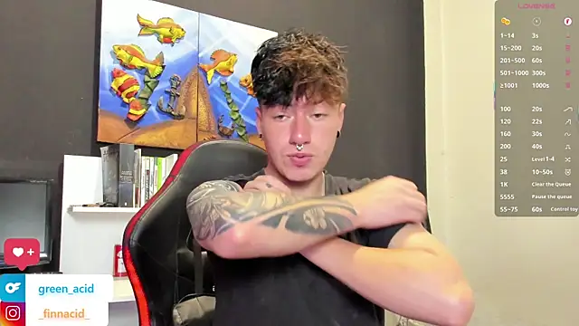 Green acid01 online show from April 15, 2026, 5:50 pm